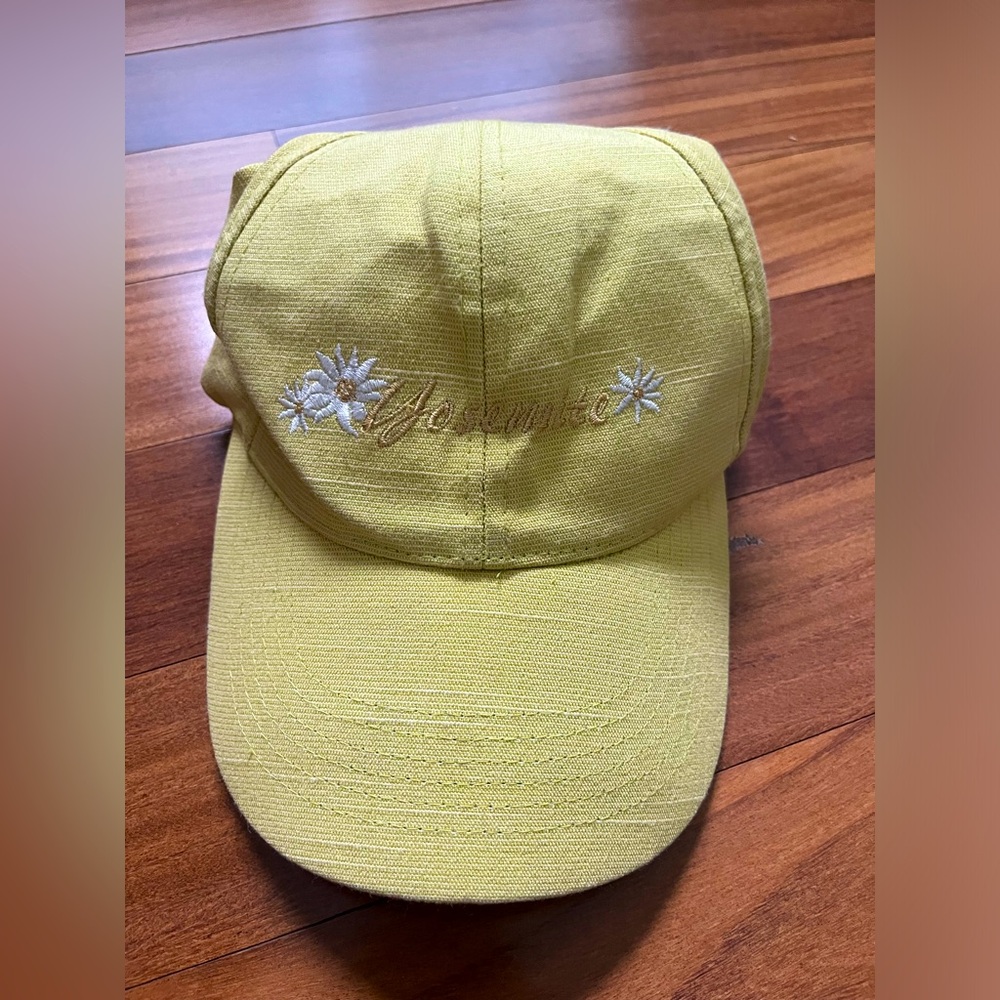 Yellow Yosemite Embroidered Cap